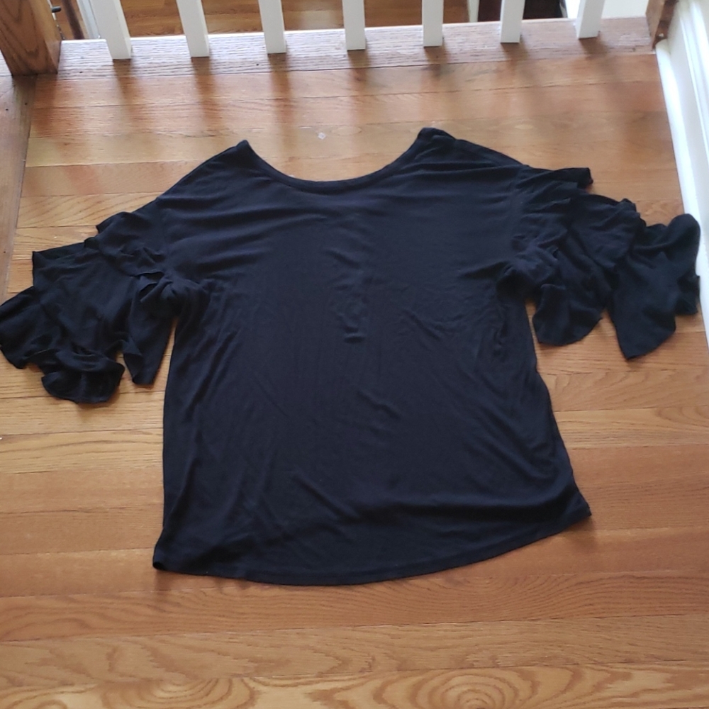 Maternity Black Blouse Sz Large